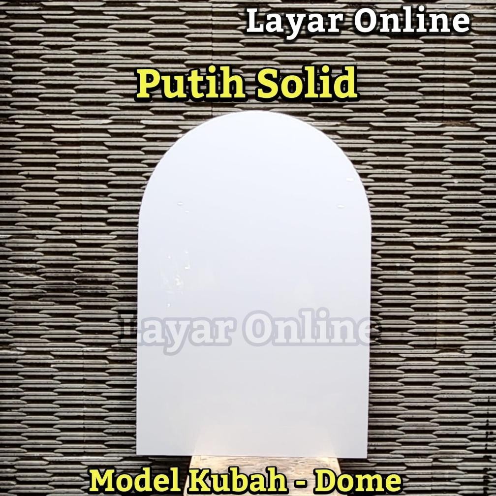 

gfd-6 Acrylic 2mm MODEL KUBAH Akrilik - Papan Ucapan - Bingkai - Frame - Bening / Putih Susu / Putih Solid / Hitam Berkualitas