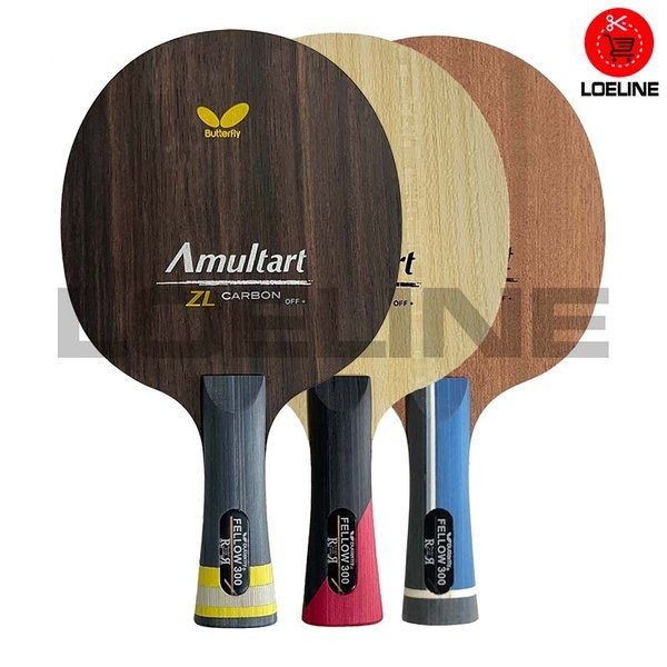Kayu Bet Bat Pingpong Tenis Meja Butterfly Amultart Carbon Bagus