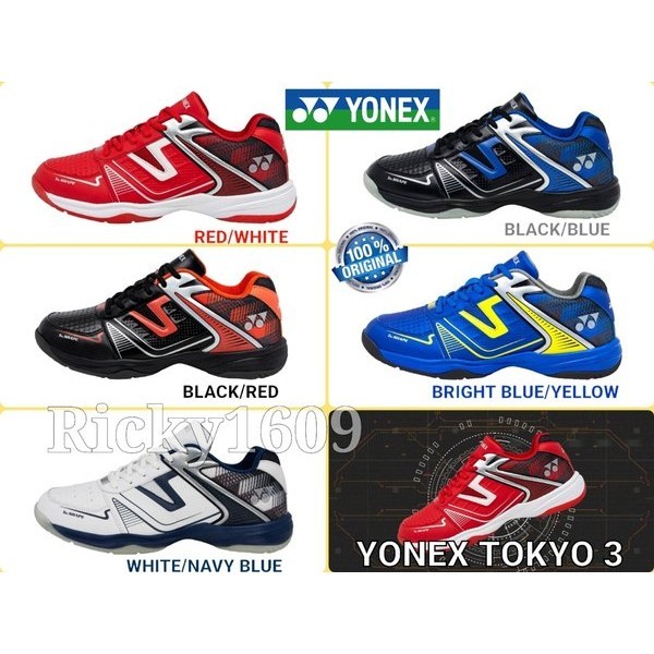 SEPATU BADMINTON YONEX TOKYO 3 - SEPATU YONEX TOKYO 3 - TRUCUSHION - TRU SHAPE - ORIGINAL YONEX