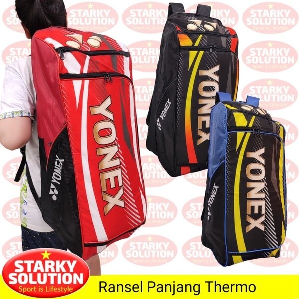 Ransel Panjang Thermo Yonex Tas Raket Bulutangkis Badminton