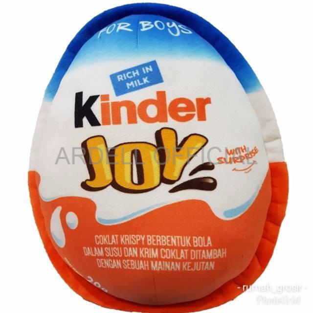 PROMO TERBATAS BONEKA LUCU IMPORT Boneka Bantal Snack Coklat Kinder Joy