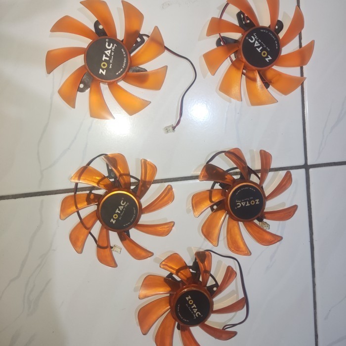 Fan Zotac Gtx 750 Ti 750 1050 1650 Super 85Mm 2Orange
