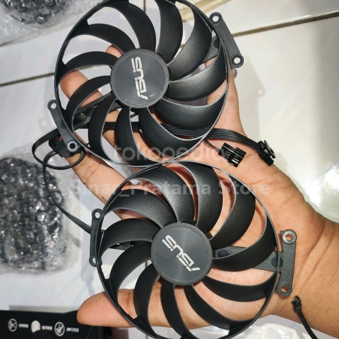 Fan Kipas Dual Ko Rtx 3060 3070 Rx 6600 6700 Xt 95Mm 7Pin