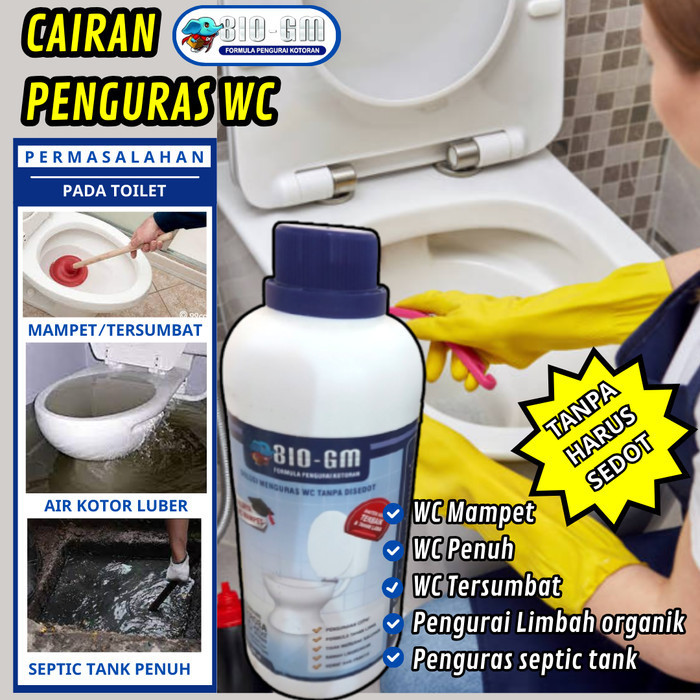 Produk Terbaru Solusi Wc Penuh Luber Bio Gm Anti Mampet Wc Pengurai Limbah Organik