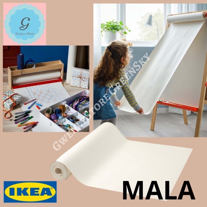 

Kertas gambar lukis gulung anak drawing paper roll 30m tebal bagus