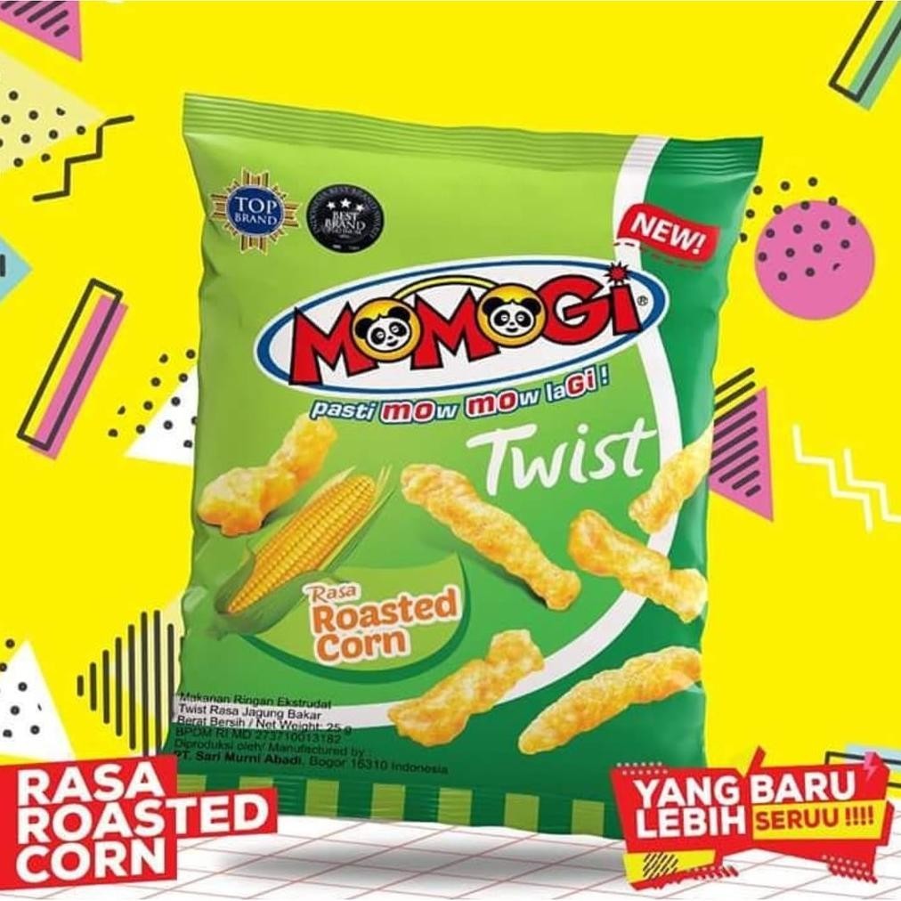 

Momogi Snack Twist Rasa Roasted Corn Jagung Bakar 10g