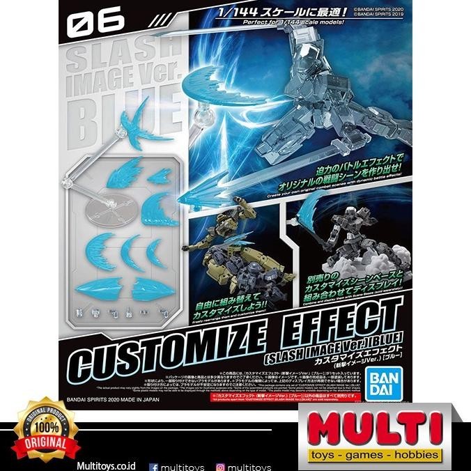 

GUNDAM CUSTOMIZE EFFECT (SLASH IMAGE) BLUE 60739 / Bandai / Mokit