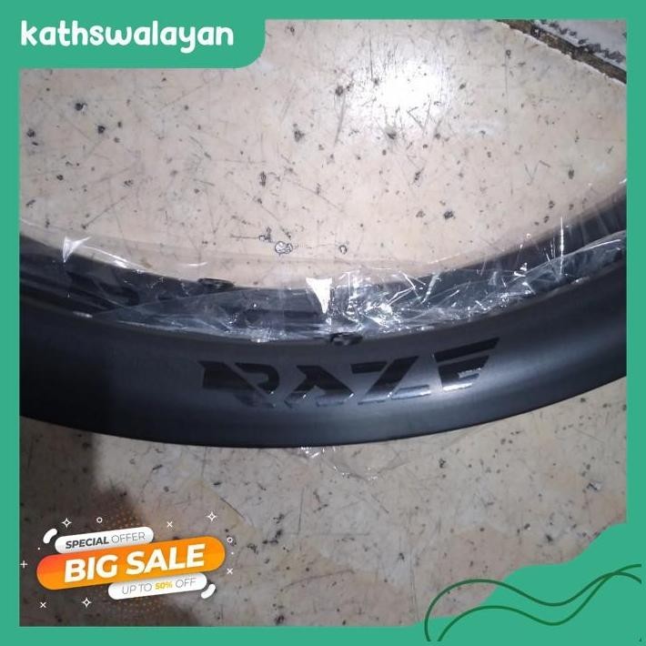 VELG RIMS 20 RAZE MURNI 406 DOUBLE WALL 28H DISCBRAKE SEPEDA LIPAT TERJAMIN BEST
