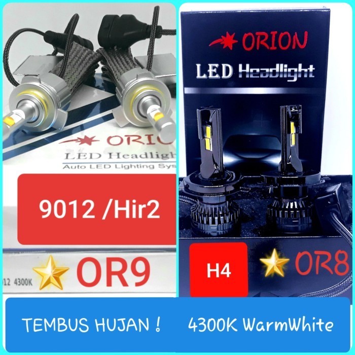 Terlaris Super Terang Premium Led Lampu Utama Mobil H4 *H7*H8/11/16 Warm White