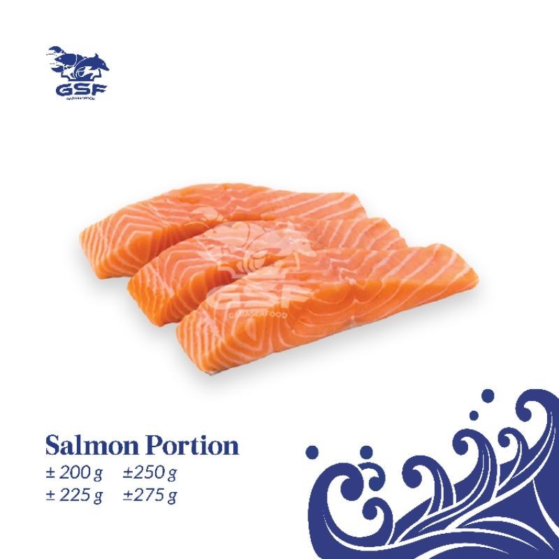 

Frozen Salmon Portion I Ikan salmon frozen Garaseafood