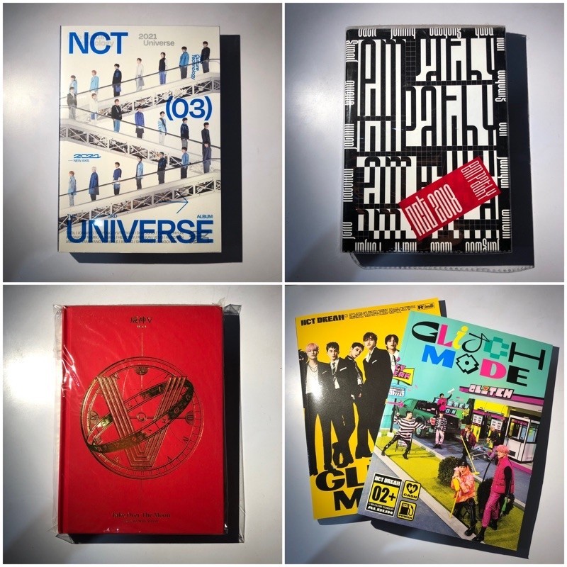 ALBUM ONLY NCT DRE WAYV TOTM 2018 EMPATHY 2021 UNIVERSE GLITCH MODE