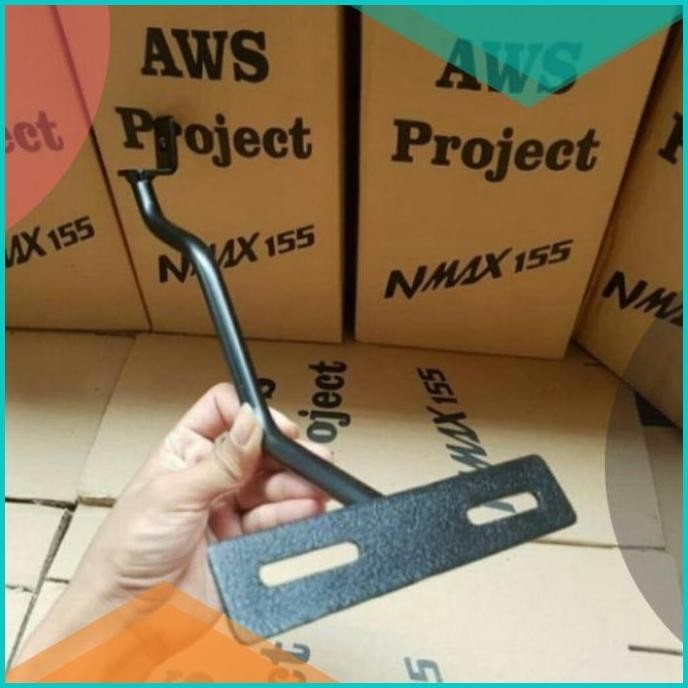 Breket dudukan plat motor yamaha new nmax 2020 2021 19F3B2024 onderdil