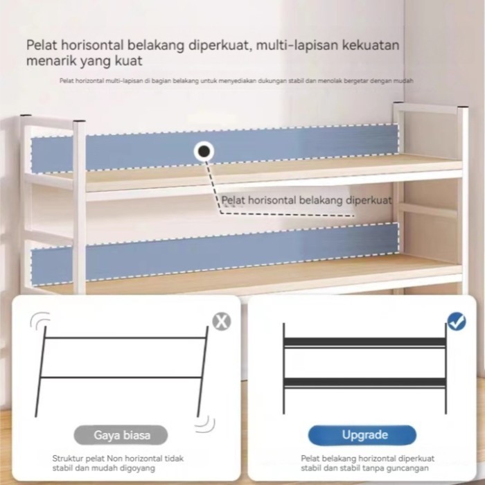 Furni Rak Meja Serbaguna Rak Meja Belajar Rak Buku Belajar