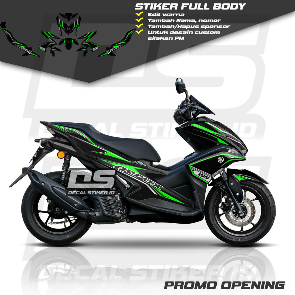 Decal Aerox 155 Full Body Keren Stiker Aerox 155 Full Body Keren Striping Aerox 155 Terbaru Decal Ae