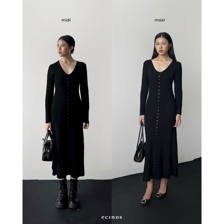 Ecinos - Natasha Knitted Dress Terlaris