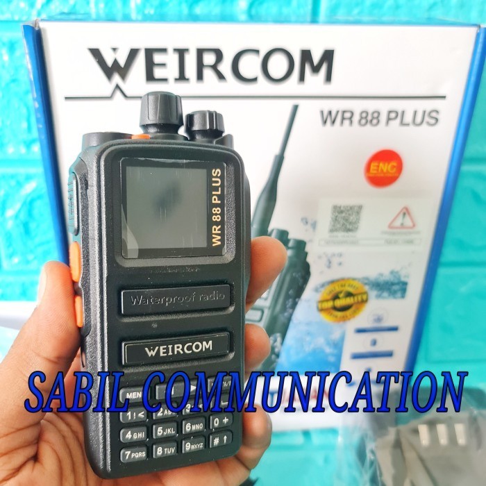 HT WEIRCOM WR88 PLUS DUALBAND WATERPROOF WEIRCOM WR 88 PLUS 10 WATT