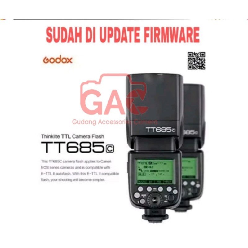 flash GODOX TT-685C for Canon eos 1500D 2000D 3000D 4000D 250D kiss X90 kiss x10