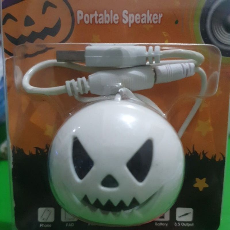 Speaker Portable Music Box Mini Stereo Halloween Phone PC PSP PAD Mp3 Mp4 Ipod