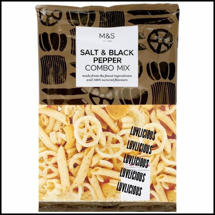 

M&S Marks & And Spencer Salt Black Pepper Combo Mix Potato Snacks