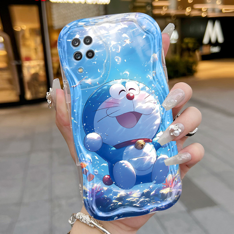 Casing Hp Samsung Galaxy A12 4G A12 5G M12 F12 Case lunak Softcase sarung HP ponsel pola renang Dora