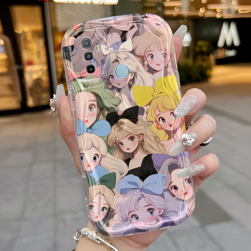 Casing Hp OPPO A53 2020 A53s A32 A33 2020 A11s Case Cocok Casing ponsel HP ponsel perempuan kartun S