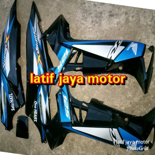 body supra x 125 tahun 2007 2012 hitam