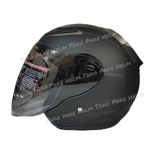 HELM NHK R6 SOLID HITAM DOFF R 6