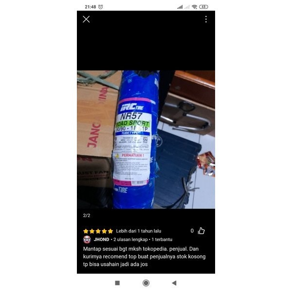 ban luar 90 90 18 nr57 nr 57 irc non tubeless