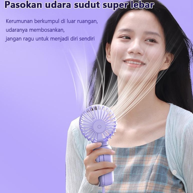 GOOJODOQ 10000MAH POWERBANK KIPAS ANGIN PORTABEL POWER BANK  LED DISPLAY PENGISIAN DAYA SUPER CEPAT 