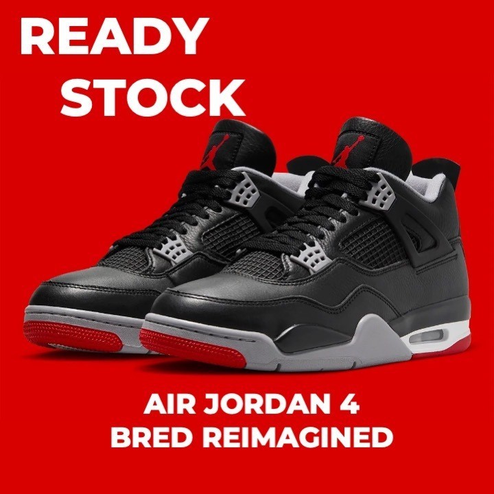 Sneakers Nike Air Jordan 4 Bred Reimagined