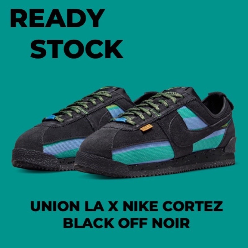 Union LA X Nike Cortez Black Off Noir