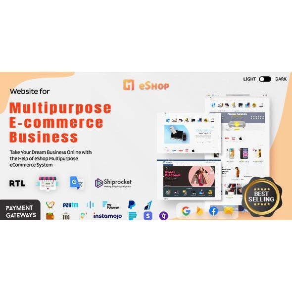 [ECOMMERS] eShop Web - Multi VendoreCommerceMarketplace / CMS