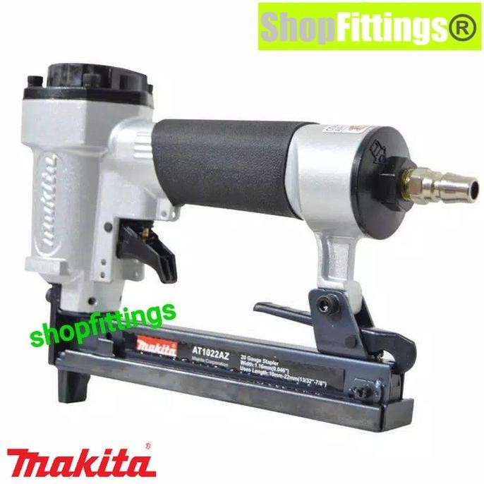 Makita AT 1022 AZ Air Stapler Pneumatic Gun Nailer Staples Paku Tipe U