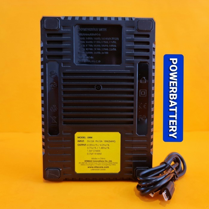 Nitecore Um4 Intelligent Usb 4 Slot Charger Termurah