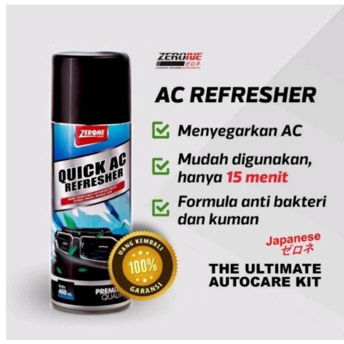 ZERONE AC REFRESHER ORIGINAL TERLARIS PEMBERSIH AC MOBIL NEW