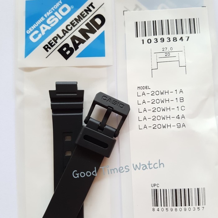 Strap Casio La-20Wh / La 20 Casio Original Terlaris