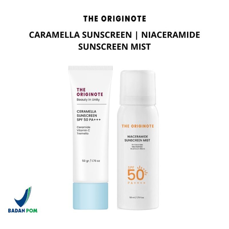 THE ORIGINOTE CERAMELLA SUNSCREEN SPF 50 PA+++ | THE ORIGINOTE NIACERAMIDE SUNSCREEN MIST SPF 50 PA+