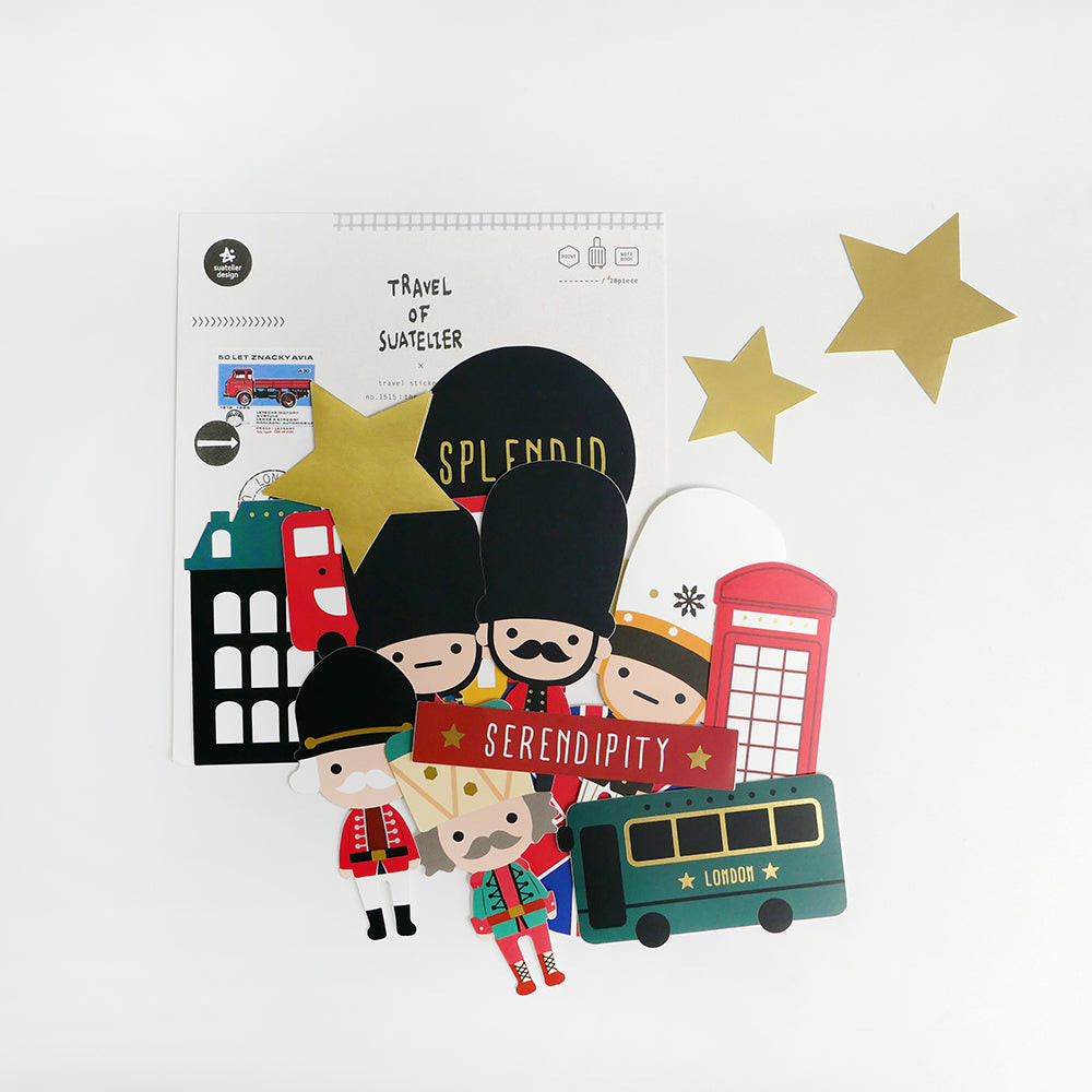 

Travel of SUATELIER Sticker Pack No. 1515 the toy soldiers