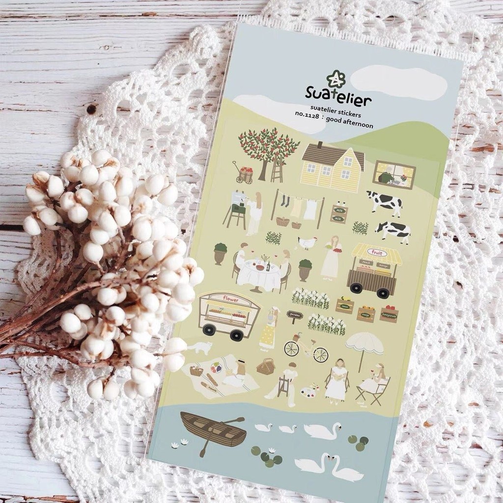 

SUATELIER Sticker No. 1128 good afternoon