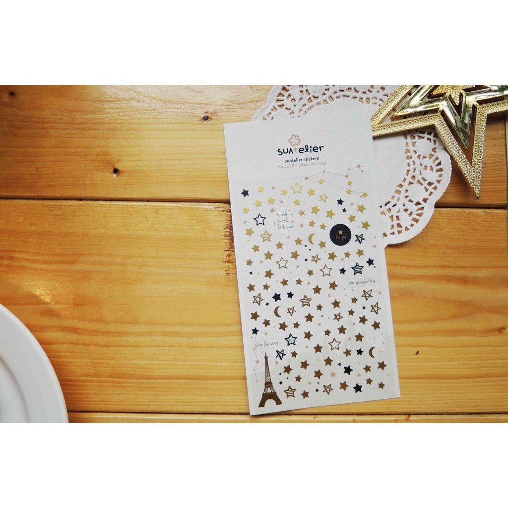 

SUATELIER Stickers No. 1026 Shine Like Star