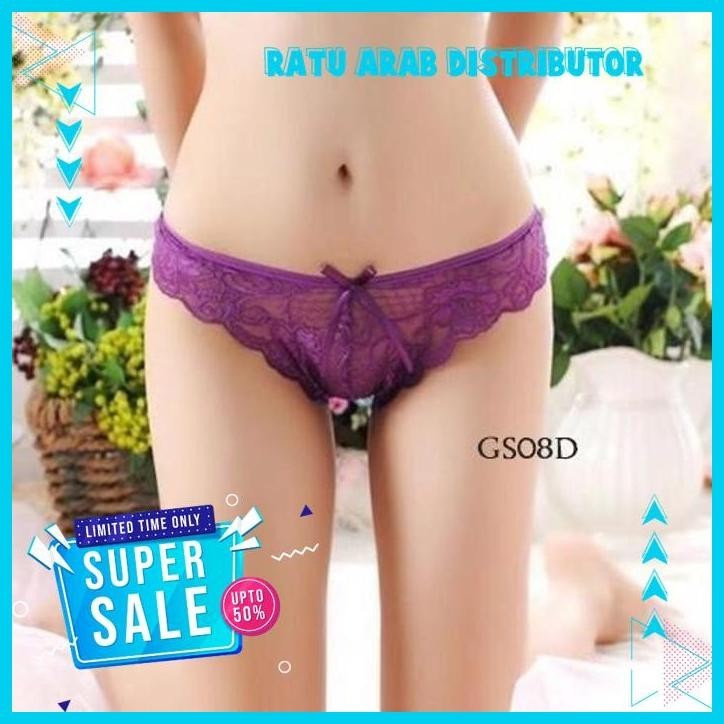 CD G STRING WANITA UNDERWEAR LACE SEXY UNDERWEAR BROKAT UNGU GSD TERMURAH