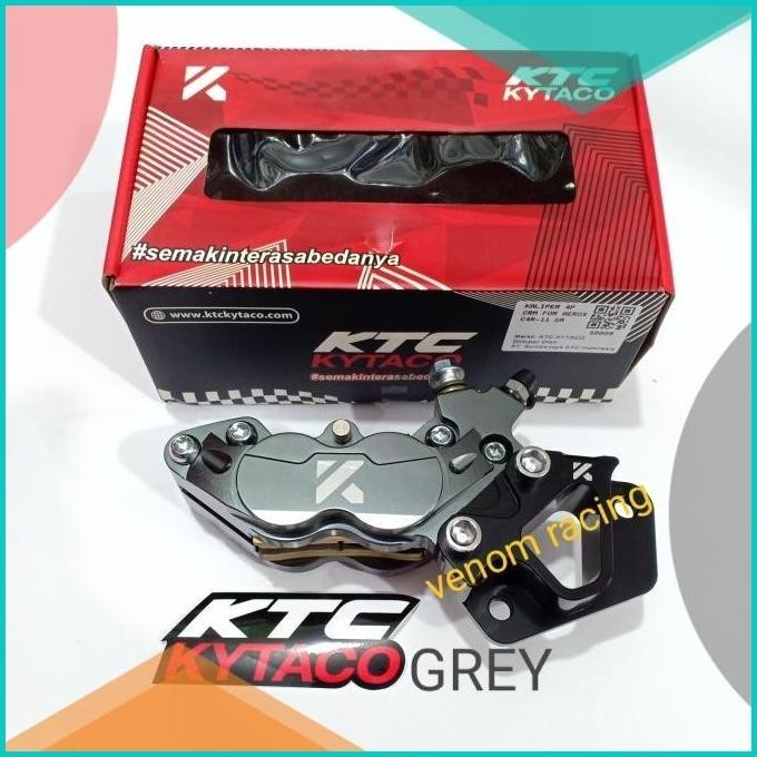 kaliper ktc kytaco 4 piston depan new aerox 155 connected 2021/kaliver