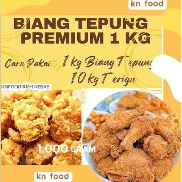 

BIANG TEPUNG PREMIUM 1 KG - BIANG TEPUNG FRIED CHICKEN ES77