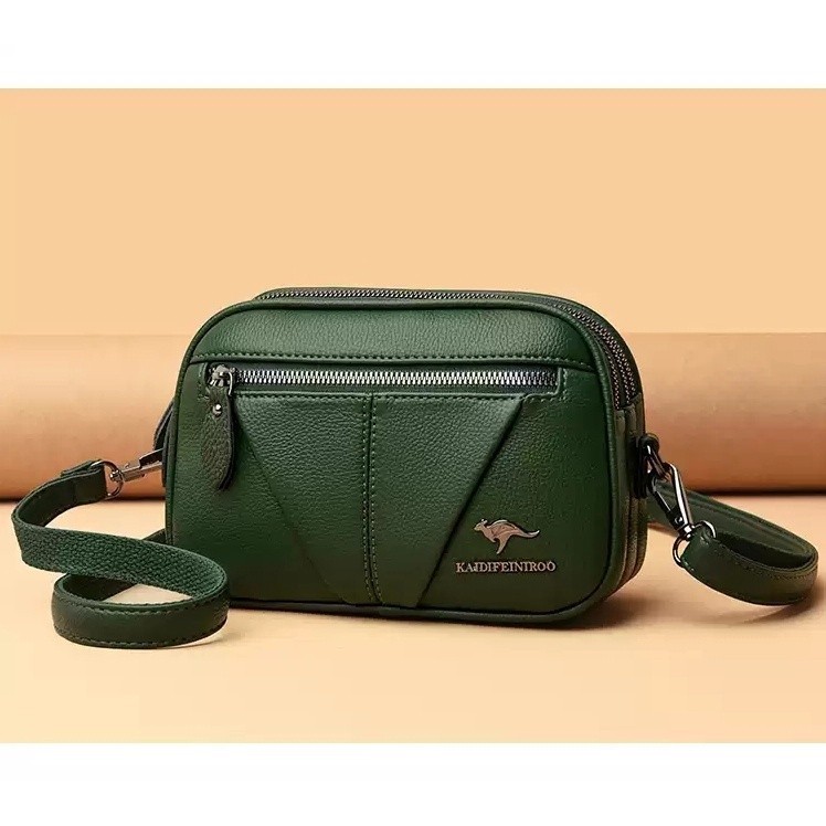 Promo Mega Sale 4.4 // DIS - Tas Selempang Wanita Kulit Sintetis Jeruk Papirut Tas Pesta Tas Bahu