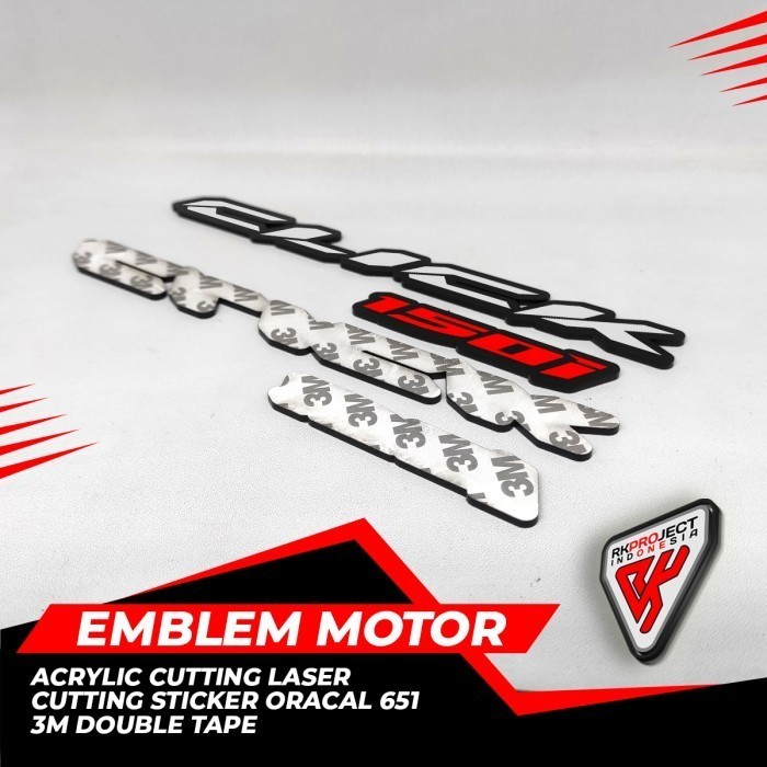PALING BARU CLICK 150I STICKER TIMBUL EMBLEM MOTOR VARIASI 3D HONDA VARIO
