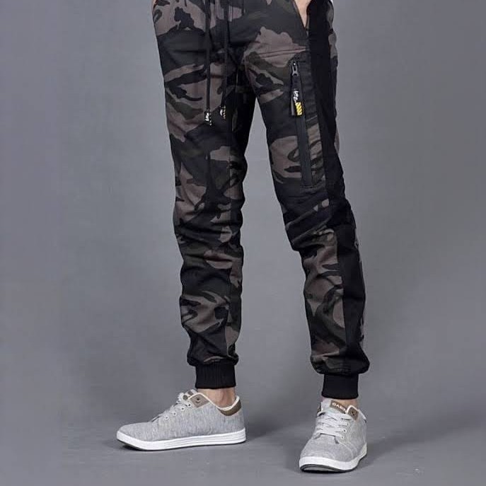 Celana Jogger Panjang Celana Joger Pria Loreng Army