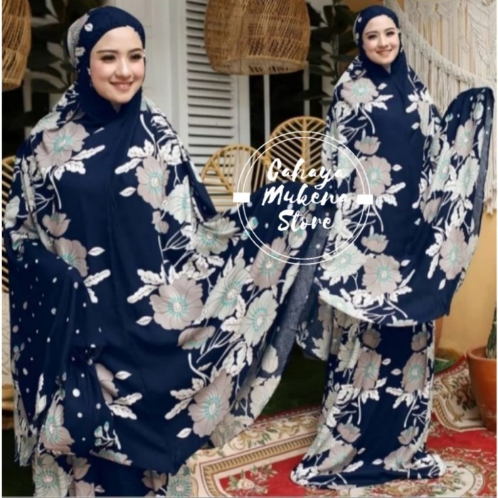 Mukena Bali Batik Motif Bunga Mukena Bali Dewasa