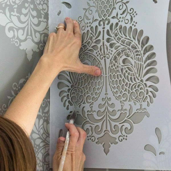 

Stencil Dinding Motif Batik Merak Ukuran 50X35 Cm Bahan Tebal