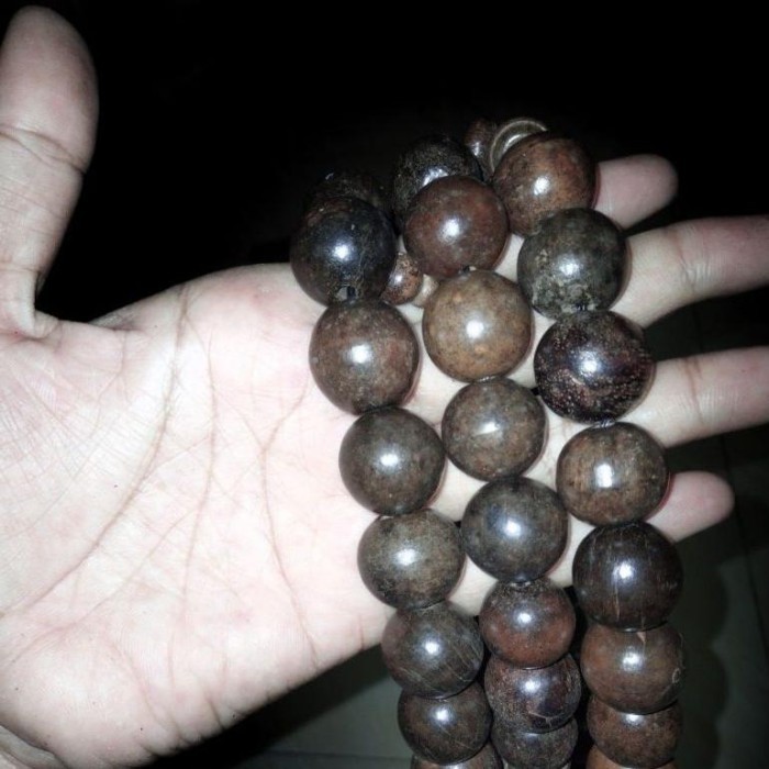 Tasbih 99 Kayu Gaharu Kalimantan Jumbo 16Mm