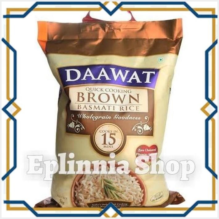 

[EPL] DAAWAT BROWN BASMATI RICE 5 KG - BERAS DAWAT